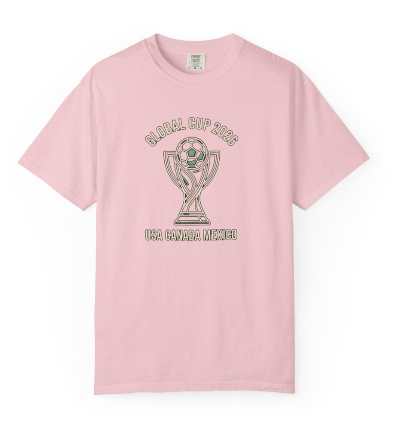 World Cup 2026 Trophy Soccer T-Shirt | Retro Football Tournament Tee