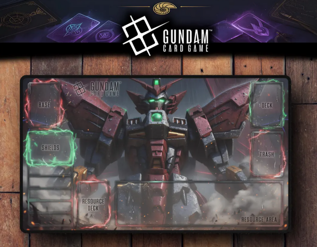 Epyon Gundam Style Mecha Playmat – Sci-Fi Gaming Card Mat