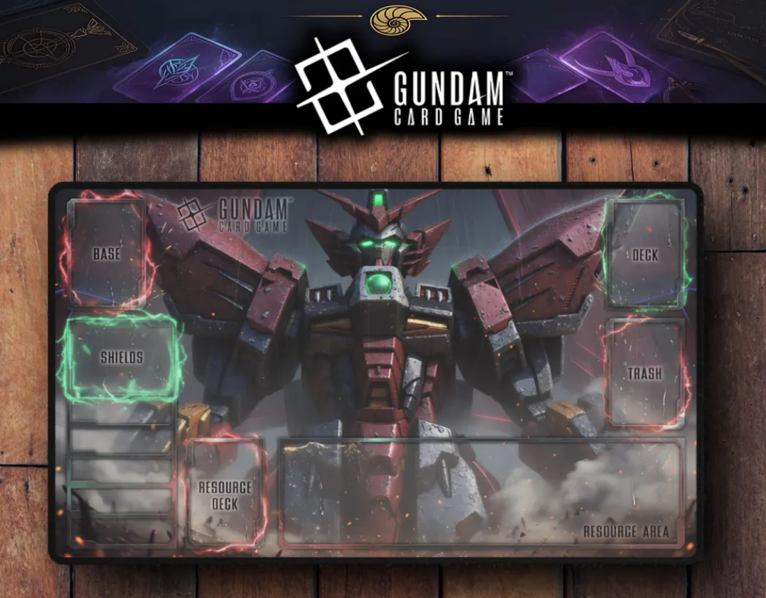 Epyon Gundam Style Mecha Playmat – Sci-Fi Gaming Card Mat