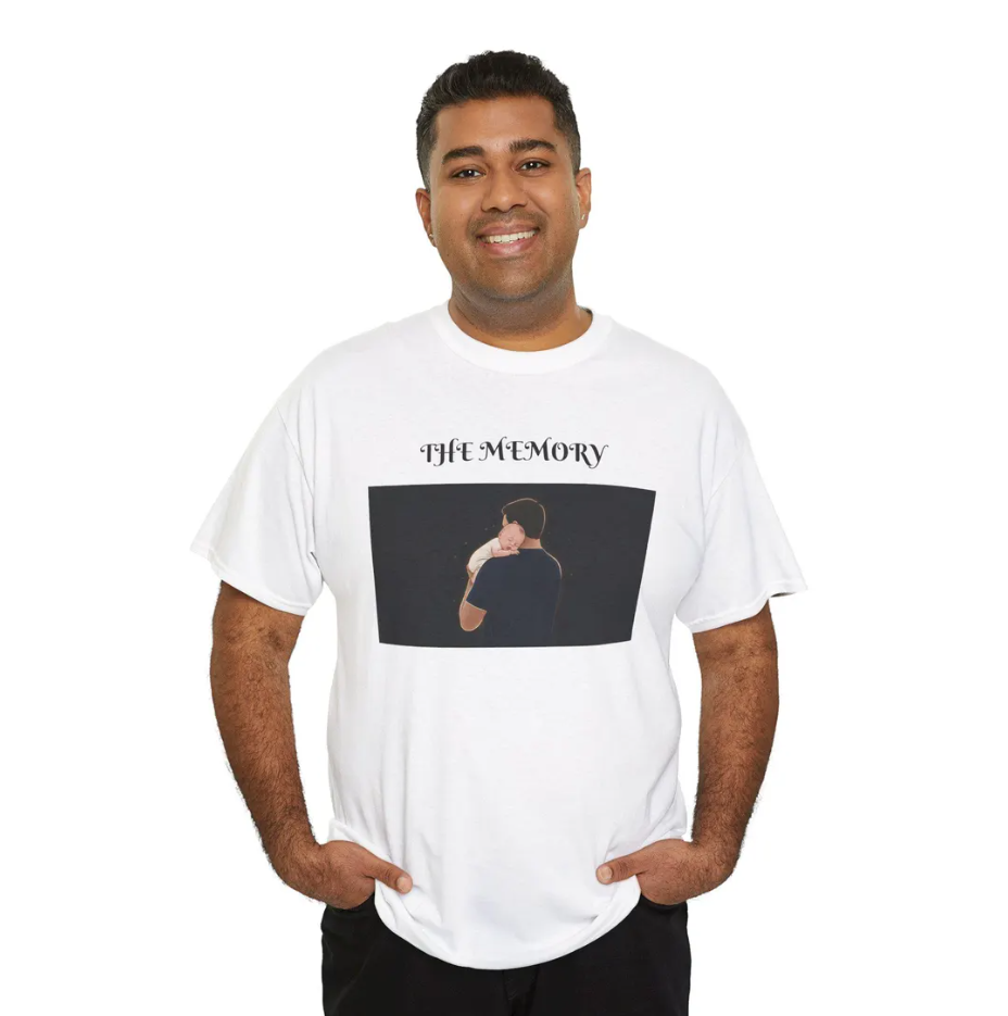 Father’s Day “The Memory” T-Shirt – Inspirational Dad Gift Tee – Meaningful Quote Shirt for Fathers