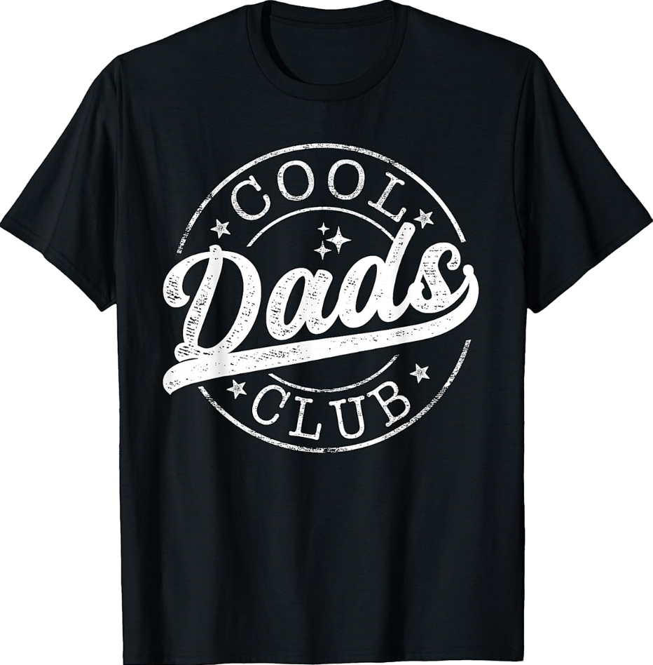 Cool Dads Club T-Shirt Retro Vintage Graphic Tee