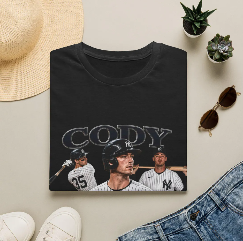 Cody Bellinger Baseball Collage T-Shirt MLB Player Fan Tee