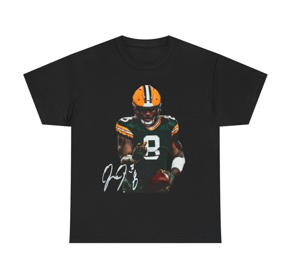 Josh Jacobs Green Bay T Shirt Autograph Edition Football