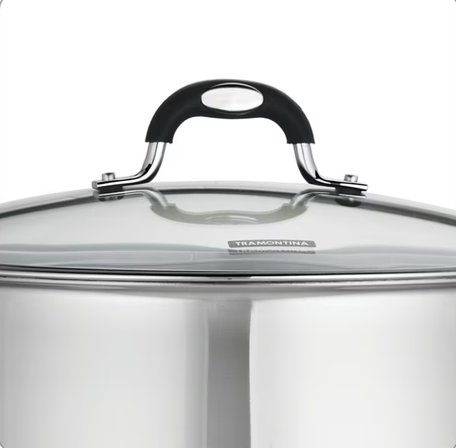 Tramontina 16 Quart Stainless Steel Covered Stock Pot