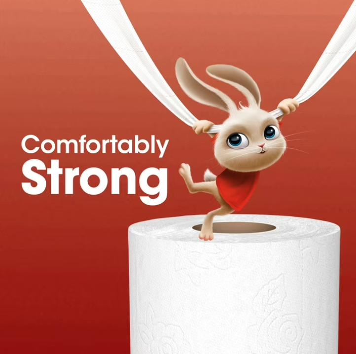 Great Value Ultra Strong 2-Ply Toilet Paper, 24 Mega Rolls, Compare to Charmin® Ultra Strong™