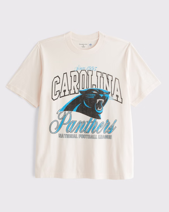 Carolina Panthers Vintage Inspired Graphic Tee - Vintage NFL Fan Shirt