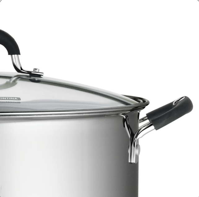 Tramontina 16 Quart Stainless Steel Covered Stock Pot