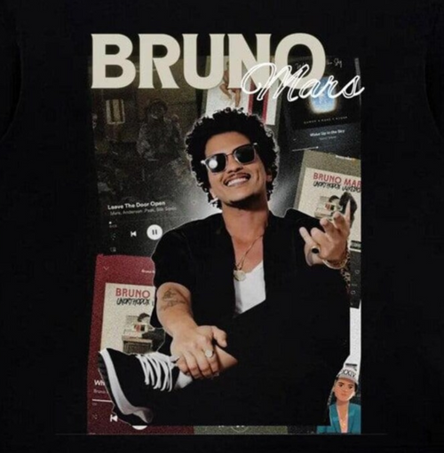 Bruno Mars Romantic Tour 2026 T-Shirt, Vintage Retro Pop R&B Concert Graphic Tee, Unisex Music Fan Gift