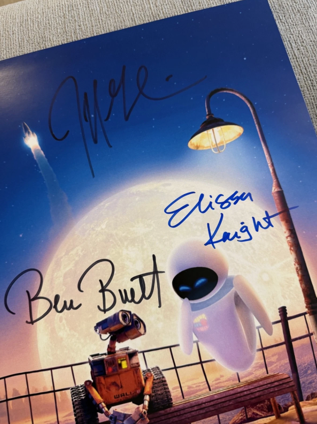 WALL-E movie poster, size – Ben Burtt, Elissa Knight, Jeff Garlin.
