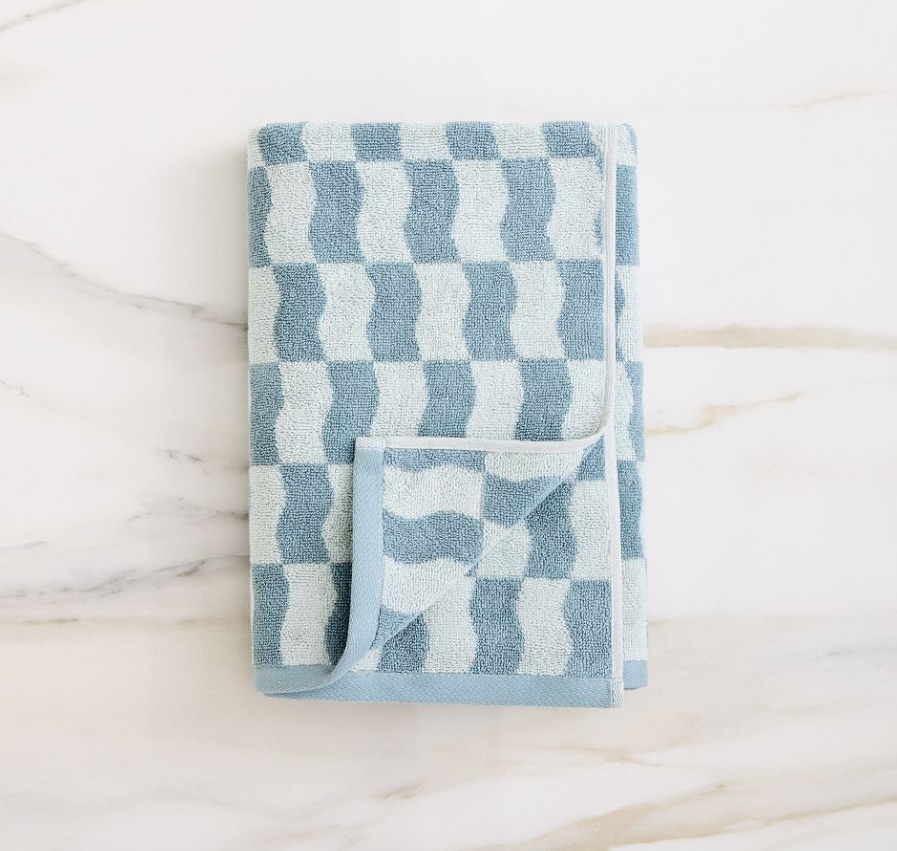 Wavy Blocks Towel Sets