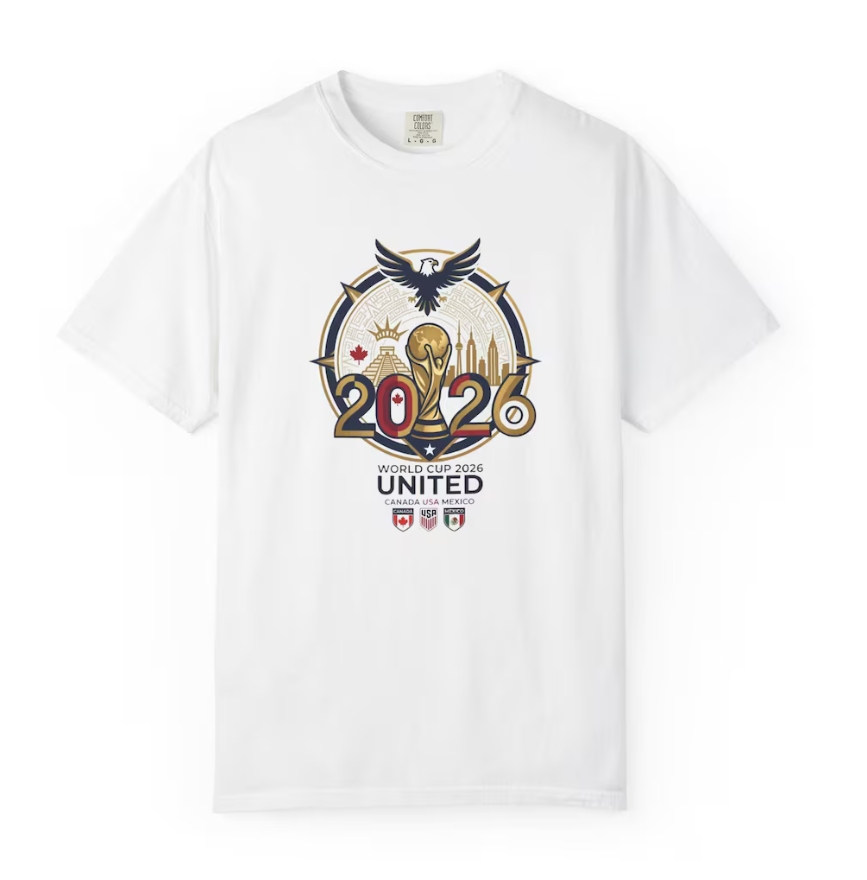 2026 World Cup United Soccer T-Shirt | Trophy Eagle Crest