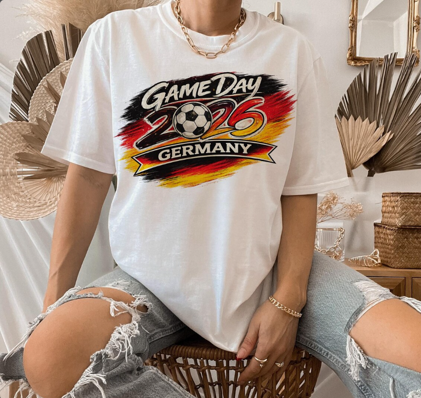 Germany Soccer Game Day 2026 Shirt, Retro Team Fan Tee
