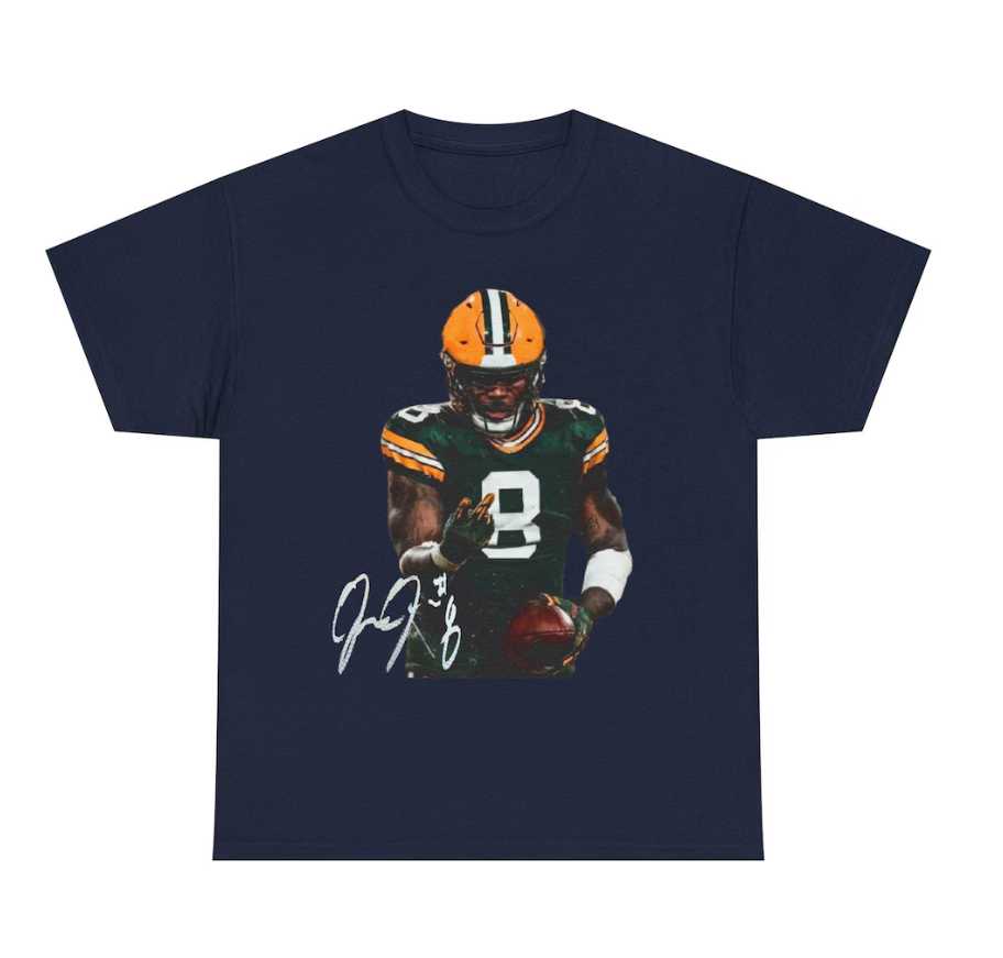 Josh Jacobs Green Bay T Shirt Autograph Edition Football