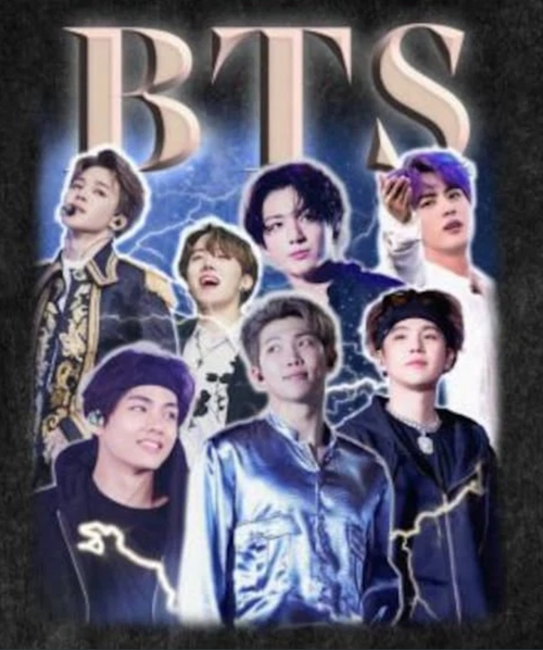 BTS K-Pop Concert Vintage Washed Tee KPOP T-Shirt Unisex