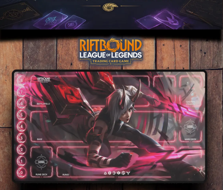 InkShadow Kaisa Custom TCG Playmat