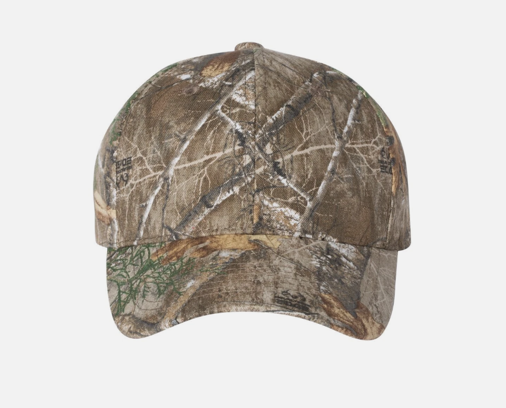 Mossy Oak Breakup Blaze baseball cap with logo