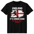 England 2026 Its Coming Home Football Fan T Shirt Soccer Graphic Tee