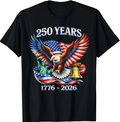 250 Years America Anniversary 250th Independence Day Freedom unisex T-Shirt