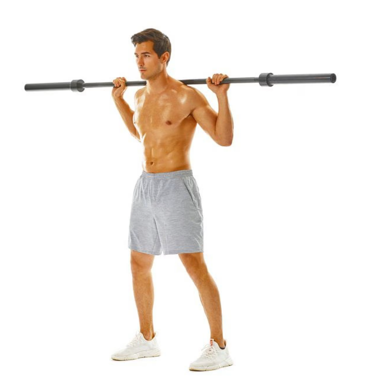 PRCTZ, 2-Inch Olympic Barbell Weightlifting Bar, 7ft, 700-Pound Capacity