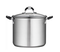 Tramontina Stainless Steel 12 Quart Covered Stock Pot