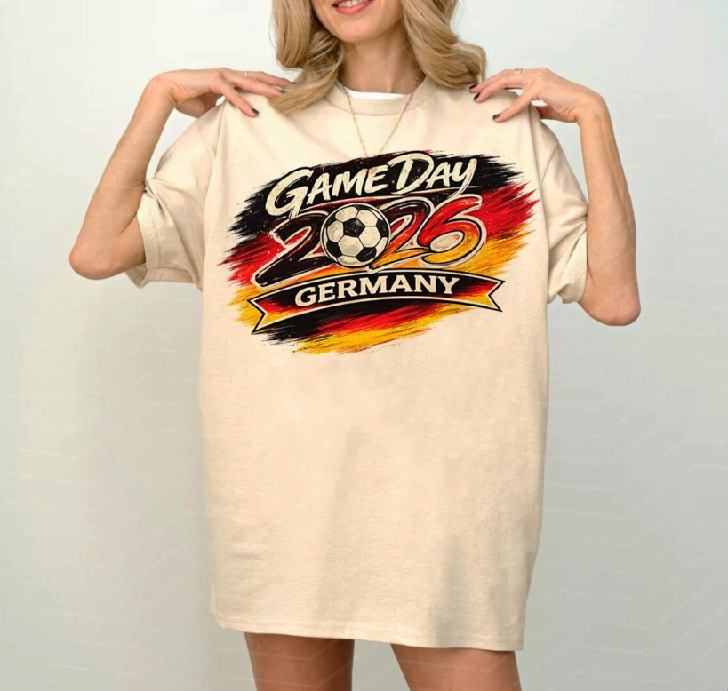 Germany Soccer Game Day 2026 Shirt, Retro Team Fan Tee