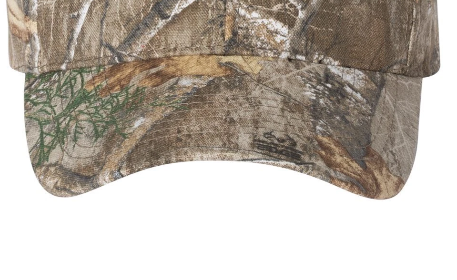 Mossy Oak Breakup Blaze baseball cap with logo