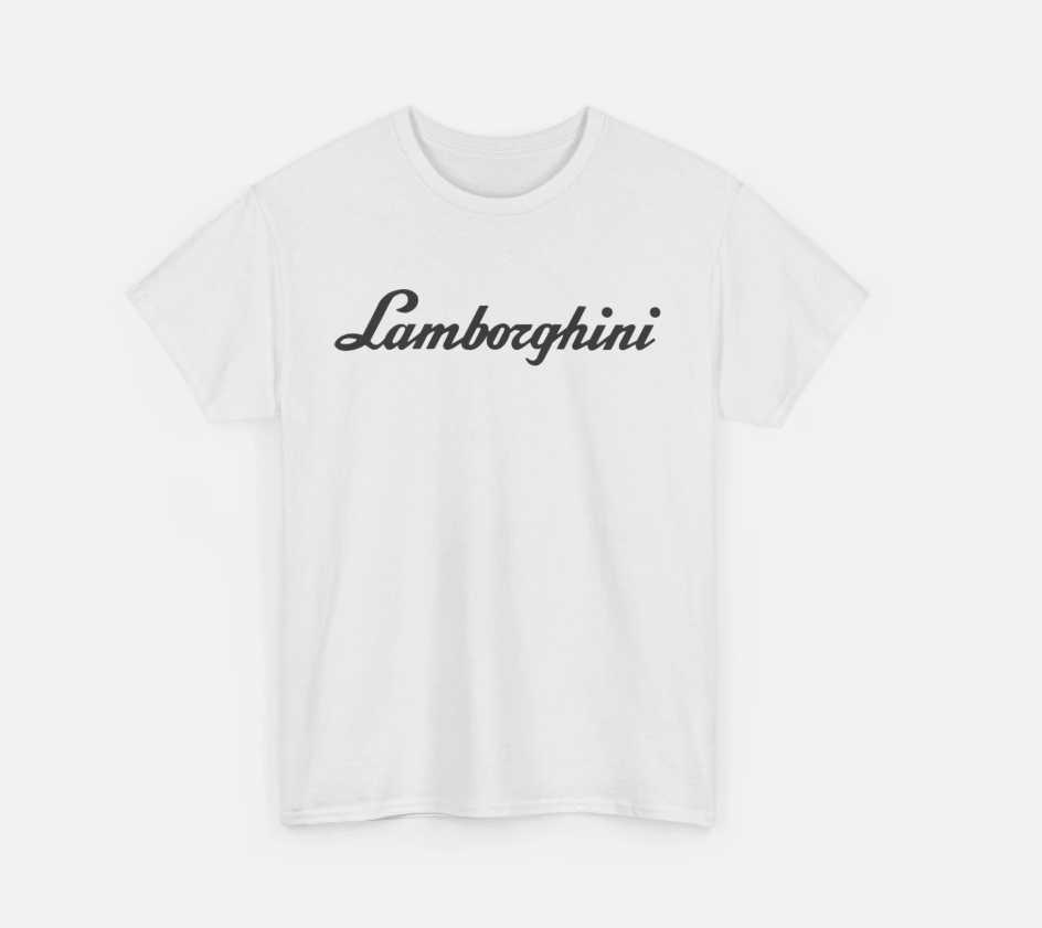 Lamborghini 2025 Automobili Colors T Shirt Heavy Cotton Tee Merch Apparel