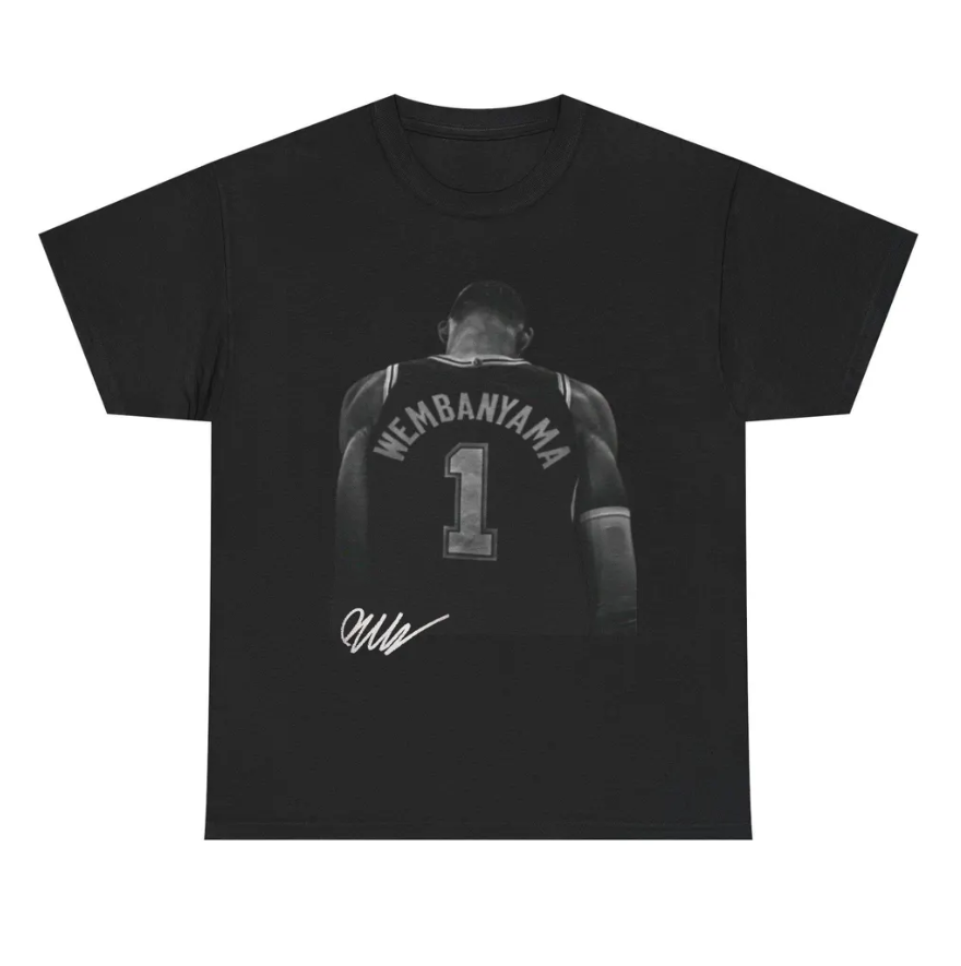 Victor Wembanyama San Antonio T Shirt Autograph Edition