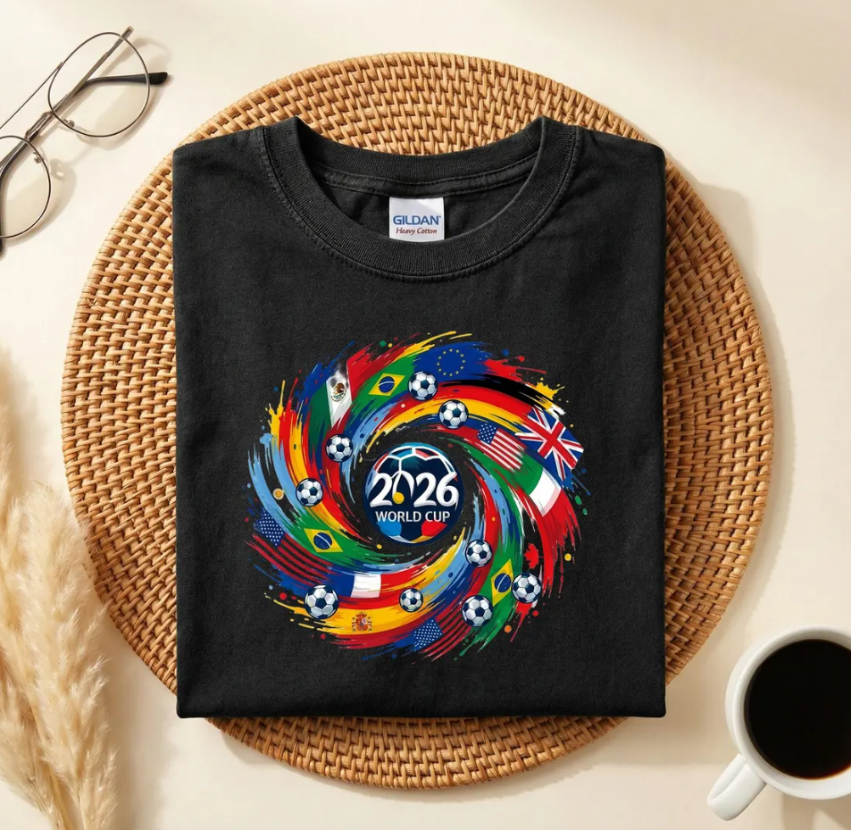 2026 World Cup T-Shirt, FIFA World Cup 2026 Soccer Shirt, International Football Fan Tee, World Cup Supporter Shirt, Soccer Fan Gift