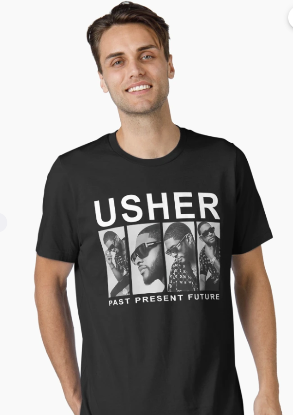 New Usher Past Present Future Tour Essential T-Shirt