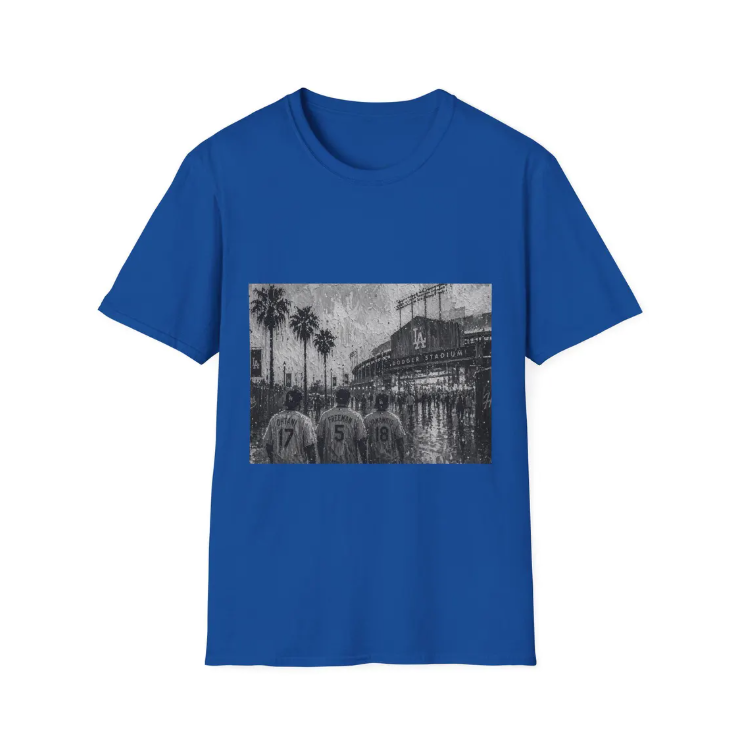 Los Angeles Dodgers Vintage Ohtani Freeman Yamamoto T-Shirt Stadium Art Tee