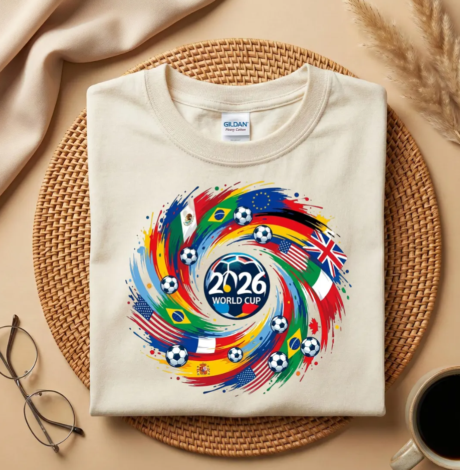 2026 World Cup T-Shirt, FIFA World Cup 2026 Soccer Shirt, International Football Fan Tee, World Cup Supporter Shirt, Soccer Fan Gift