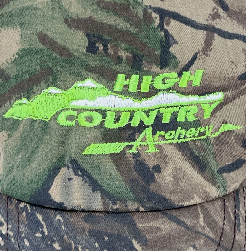 High Country Archery Hat - VTG 90s Y2K SnapBack RealTree Camouflage Cap - USA