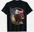250 Years 1776-2026 250th Birthday Eagle Liberty Bell T-Shirt unisex T-Shirt