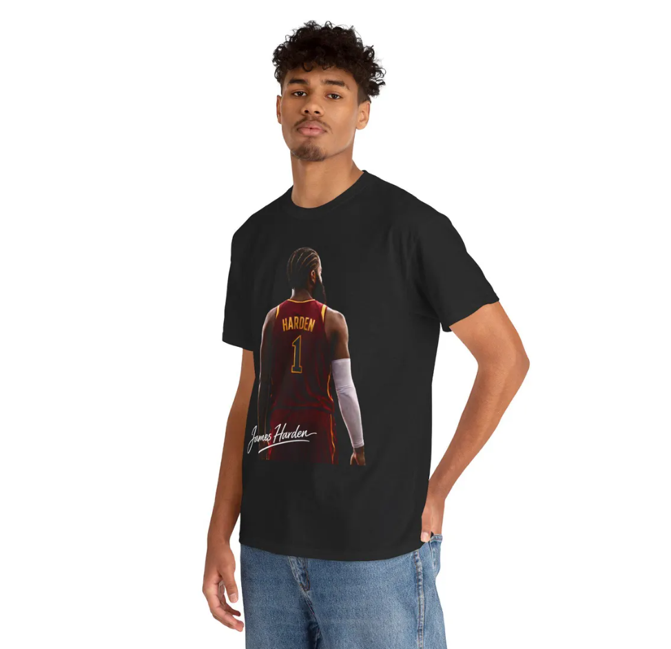 James Harden Cleveland T Shirt, Basketball Player Tee