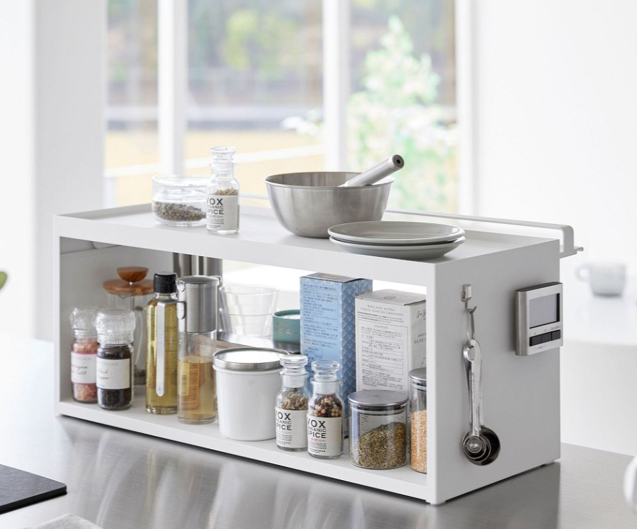 Yamazaki Tower Kitchen Countertop Storage Rack