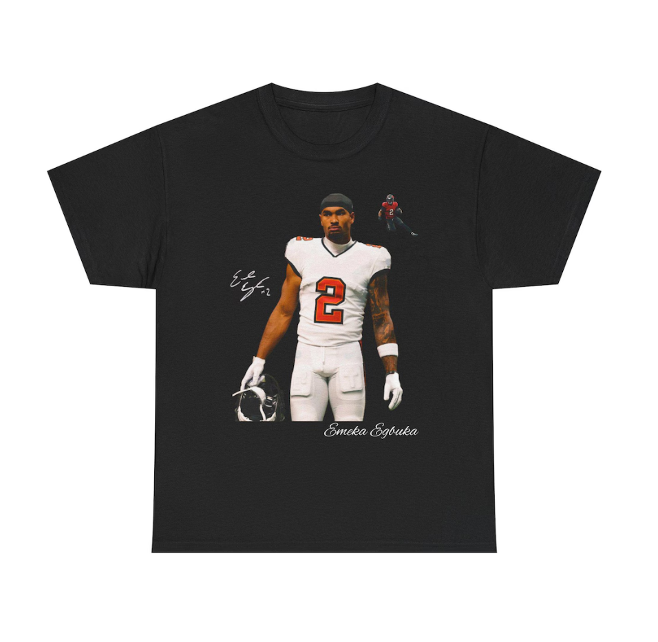Emeka Egbuka Tampa Bay T Shirt Autograph Edition