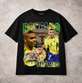 Ronaldo Fenomeno Brazil T Shirt Soccer Football Legend World Cup Graphic Tee