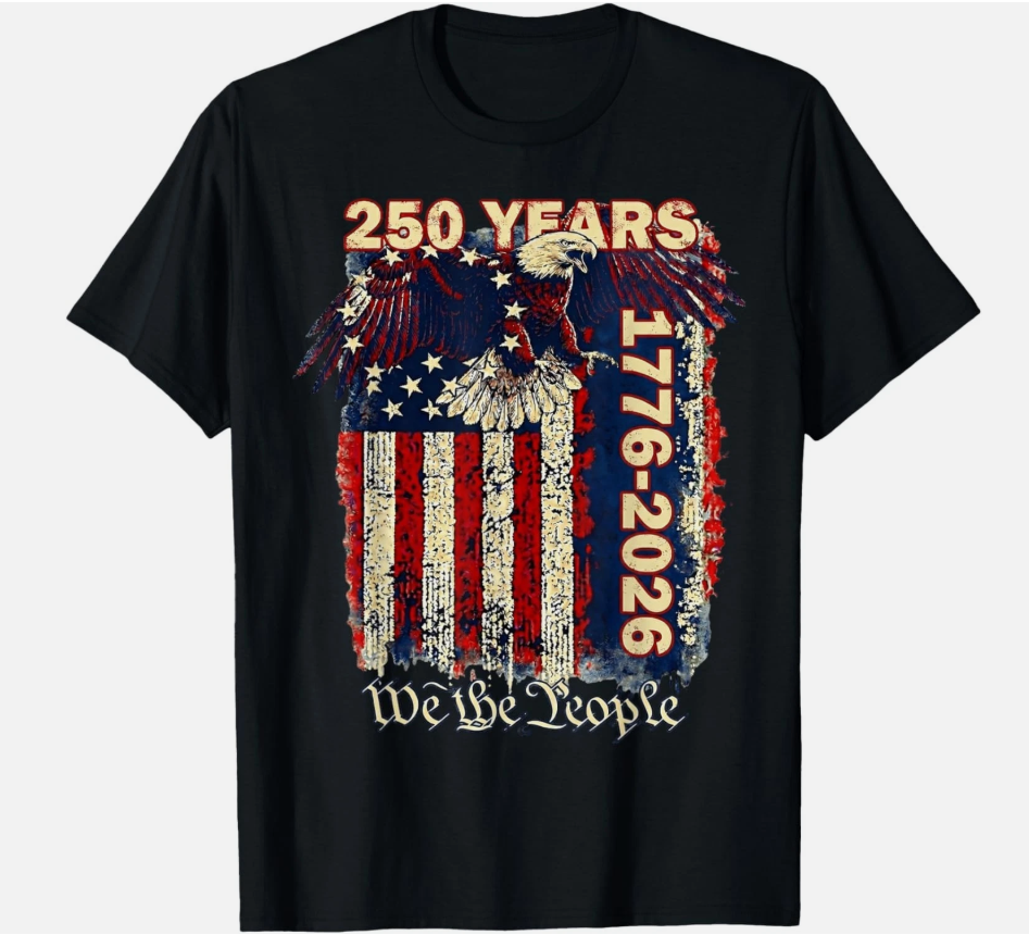 250 Anniversary USA Patriotic Men Women 1776 America 250th unisex T-Shirt