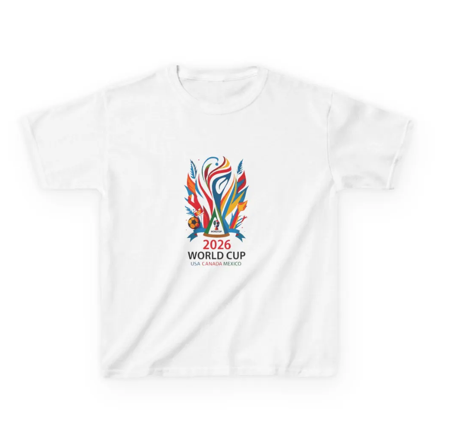 Kids World Cup 2026 Tee | USA Canada Mexico Soccer Shirt