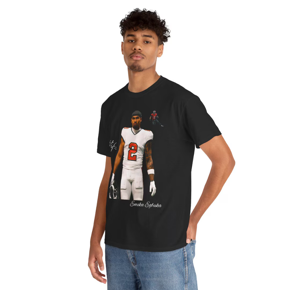 Emeka Egbuka Tampa Bay T Shirt Autograph Edition