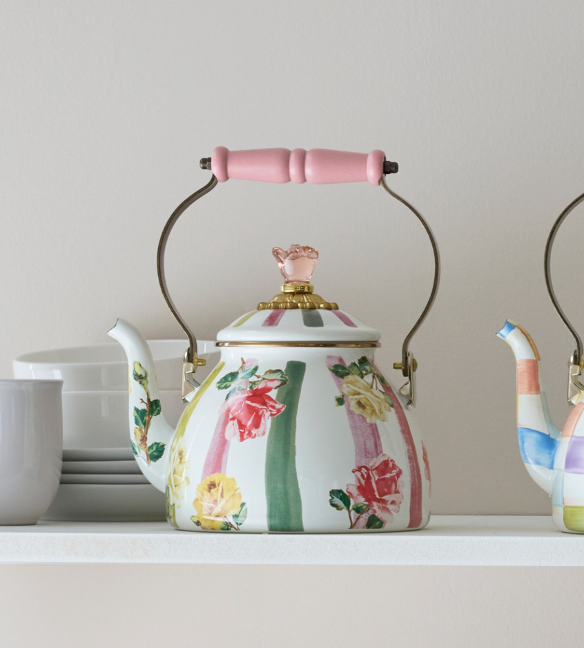 MacKenzie-Childs Garden Gala Tea Kettle, 2-Qt.