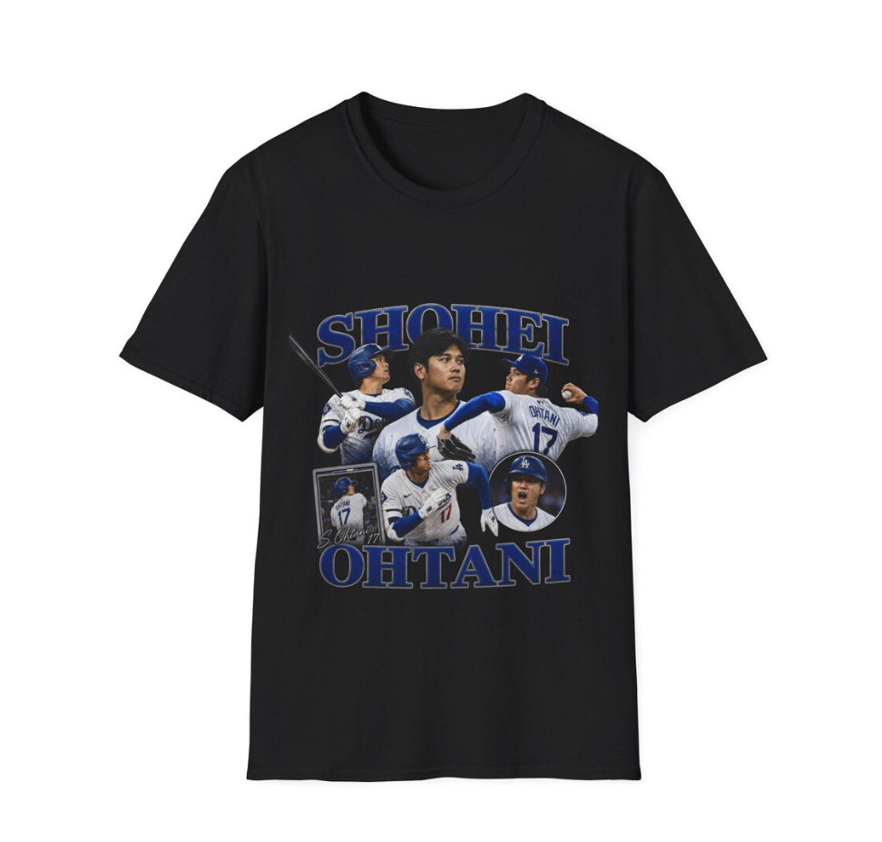 Shohei Ohtani Baseball Players T-Shirt MLB Shohei Tee, Ohtani dodgers shirt