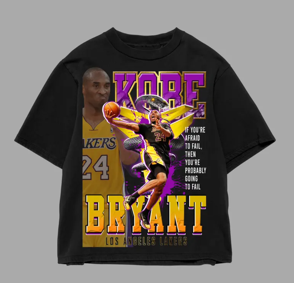 Koby Lakers Graphic Tees Basketball