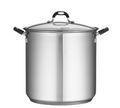 Tramontina 22 Quart Stainless Steel Covered Stock Pot