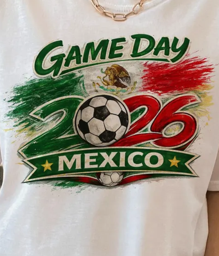 Mexico Soccer T-Shirt, Game Day 2026 Retro Tee, World Cup Family Shirt