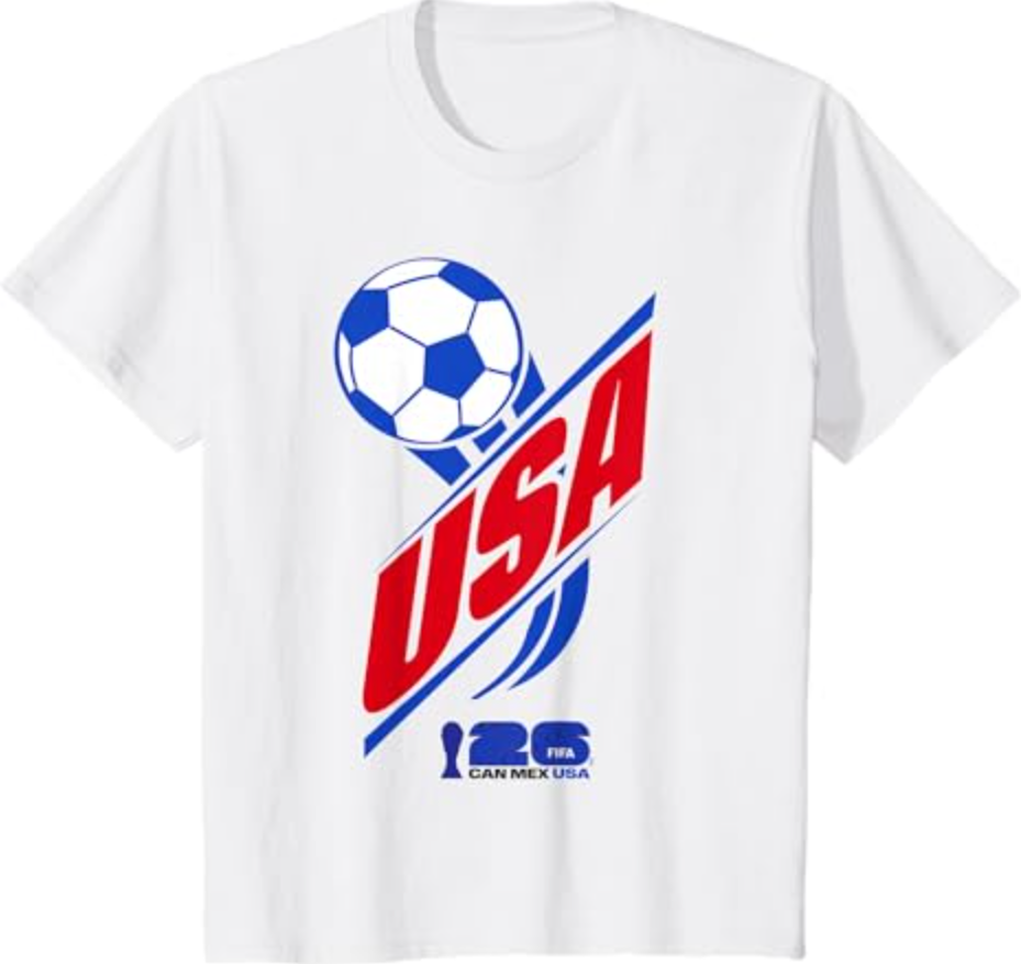 Kids FIFA World CUP26 USA Host Country Ball T-Shirt