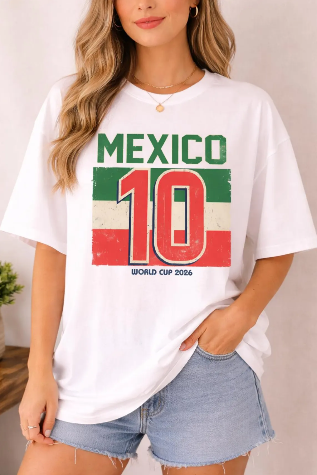 Mexico Soccer T-Shirt, Game Day 2026 Retro Tee, World Cup Family Shirt
