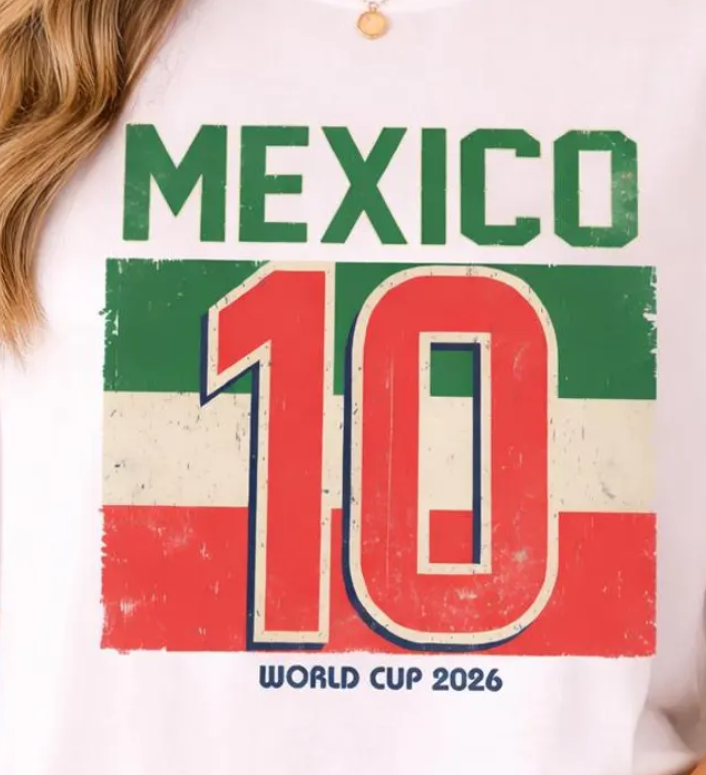 Mexico Soccer T-Shirt, Game Day 2026 Retro Tee, World Cup Family Shirt