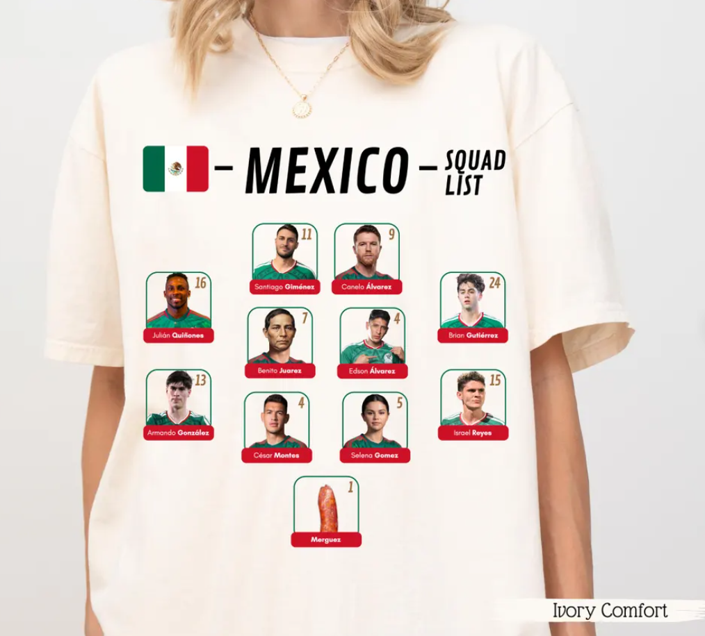 Mexico World Cup 2026 Shirt, Funny Mexico Football Gift, World Cup 2026 Memes, Hilarious Mexico Team Shirt, Fifa World Cup 2026, Mexico Team